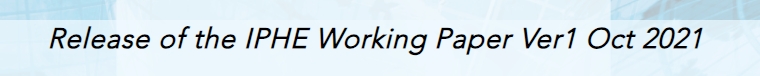 Release of the IPHE Working Paper Ver1 Oct 2021